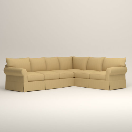 Farmhouse & Rustic Slipcovered Sectional Sofas Classic Styles Birch Lane